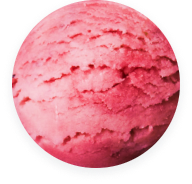 Розовое мороженое.